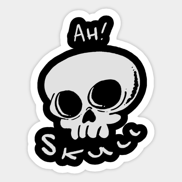 Ah! Sticker by neilkohney